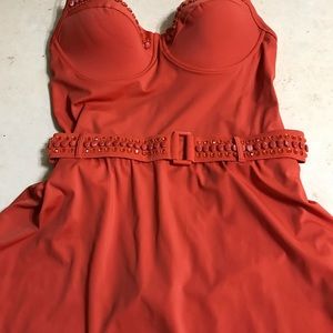 Super Cute Swim Dress 16 W new